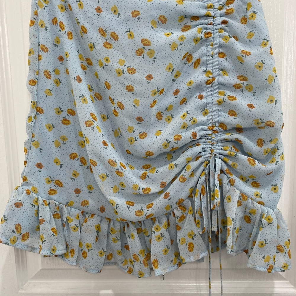 Floral 2 piece skirt and top. Size S